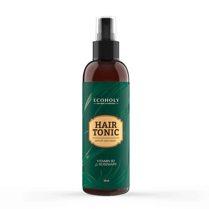 ECOHOLY Тоник для волос с розмарином и витамином B3 Hair Tonic Growth ...