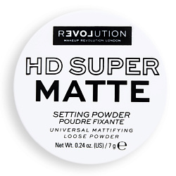Рассыпчатая пудра для лица Super HD Setting Powder фиксирующая, прозрачная, матирующая