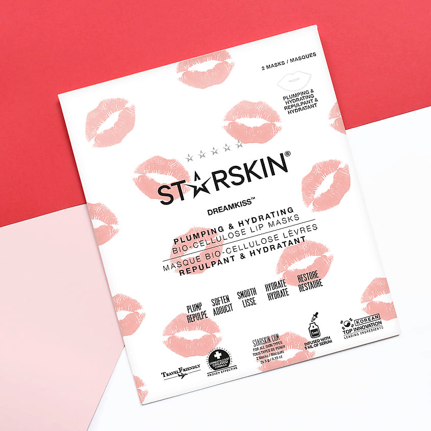 STARSKIN Маска для губ для придания объема биоцеллюлозная увлажняющая – фото 3