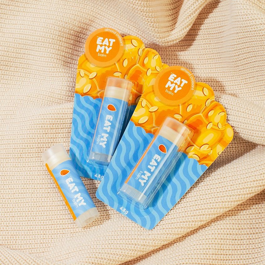 EAT MY Бальзам для губ "Миндальный круассан" Almond Croissant – фото 4