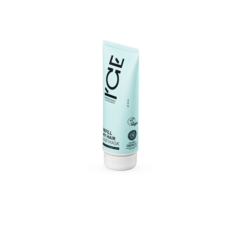 ICE BY NATURA SIBERICA Маска для сухих и повреждённых волос Refill My Hair Hair Mask – фото 3