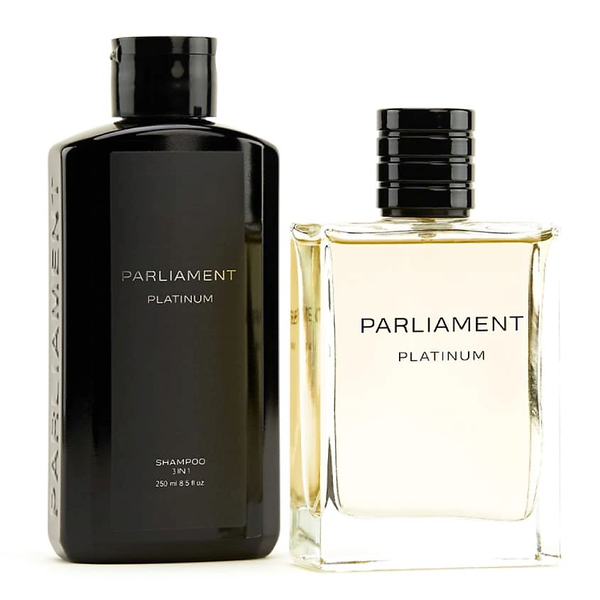 PARLIAMENT Парфюмерно-косметический набор с шампунем 3 в 1 Platinum – фото 3