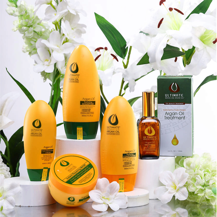 ULTIMATE MOROCCAN ARGAN OIL Масло-сыворотка для волос Глубокое восстановление – фото 4