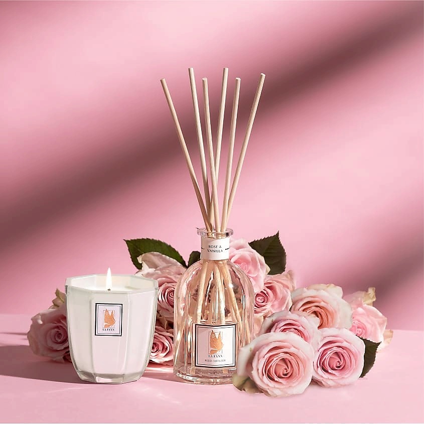 LA FANN Ароматическая свеча Rose & Vanilla – фото 4