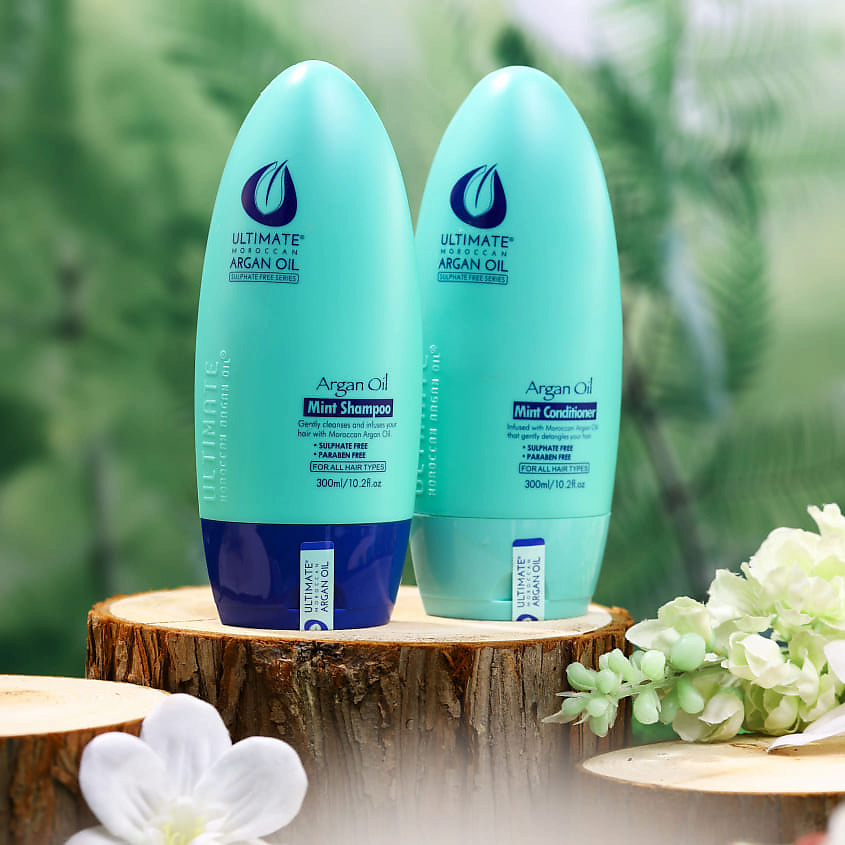 ULTIMATE MOROCCAN ARGAN OIL Мятный кондиционер для волос – фото 3