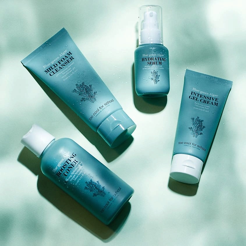 TOO COOL FOR SCHOOL Гель-крем для лица с экстрактом водорослей Blue-Green Algae – фото 4
