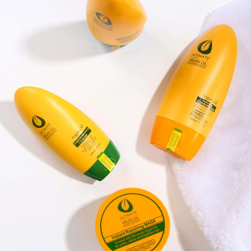 ULTIMATE MOROCCAN ARGAN OIL Освежающий увлажняющий крем для волос – фото 2