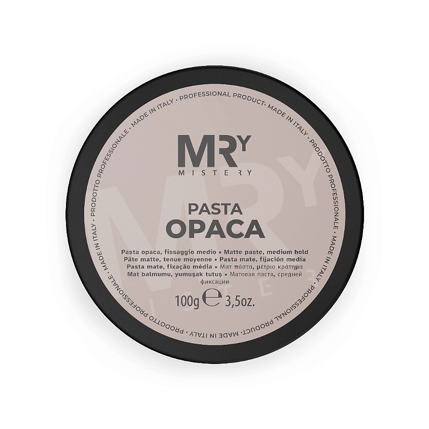 MRY MISTERY Паста для укладки волос матовая средней фиксации Pasta Opaca – фото 2