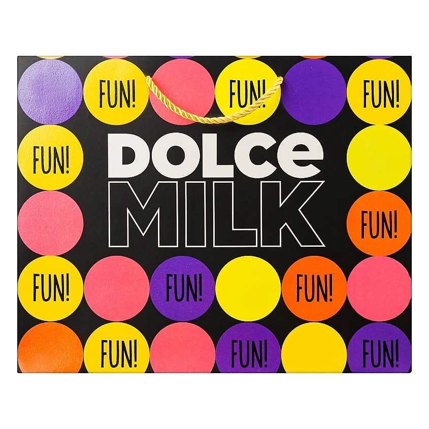 DOLCE MILK Пакет 27 "Горошки" желто-сиреневый – фото 2