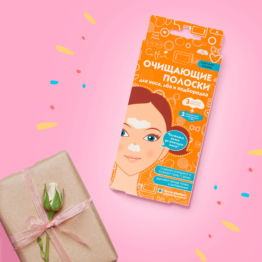 CETTUA Очищающие полоски для носа, лба и подбородка Silk and Clear T&U Strip – фото 2