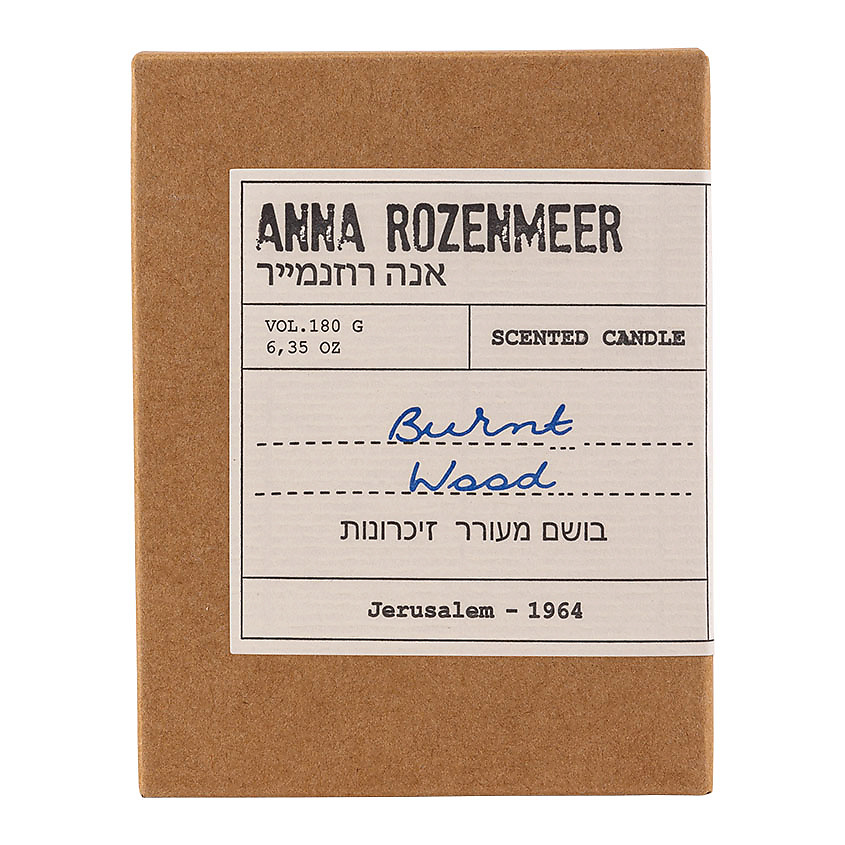 ANNA ROZENMEER Ароматическая свеча «Burnt Wood» – фото 2