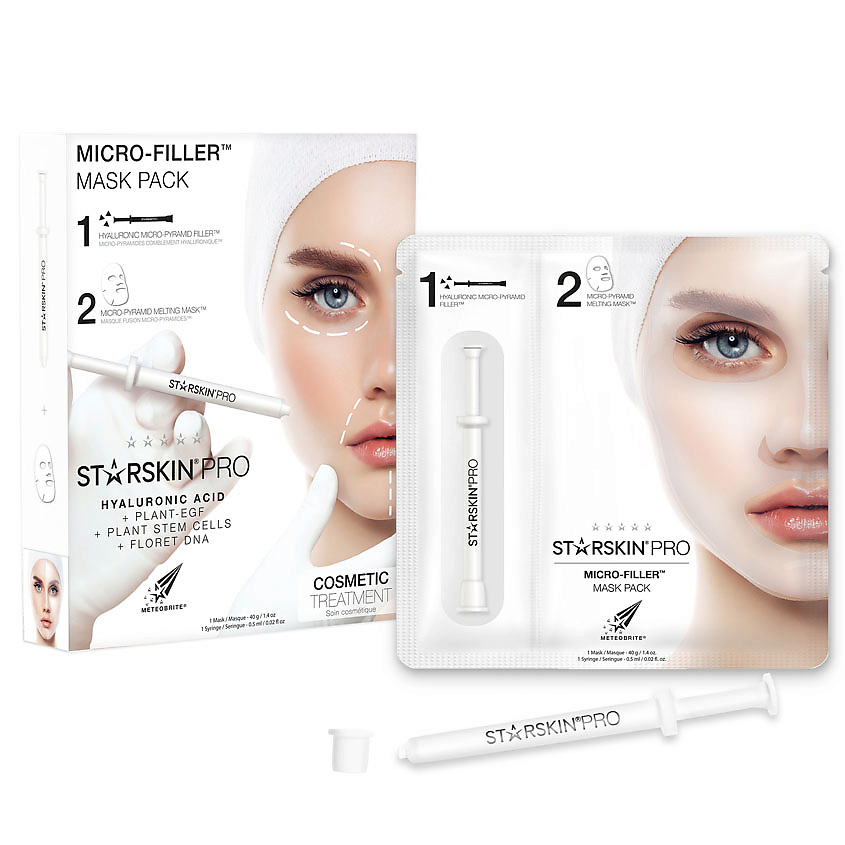 STARSKIN Маска для лица двухэтапная микро-филлер – фото 2