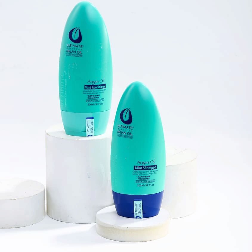 ULTIMATE MOROCCAN ARGAN OIL Мятный шампунь для волос – фото 2