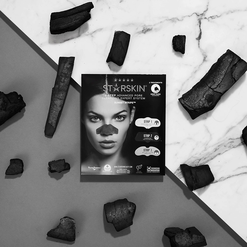 STARSKIN Маска для носа для избавления от черных точек трехэтапная – фото 2