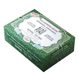 Твердый эко-шампунь Розмарин и Чайное дерево Shampoo Sólido Romero Tea Tree