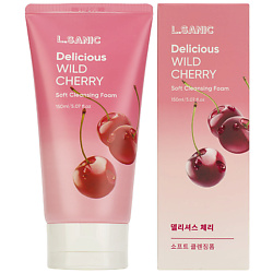 Пенка для умывания Очищающая с экстрактом дикой вишни Delicious Wild Cherry Soft Cleansing Foam