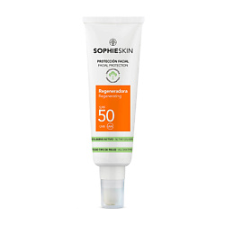 Крем для лица регенерирующий солнцезащитный SPF 50