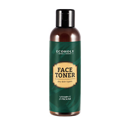 Тоник для сухого типа кожи лица Face Toner Dry Skin Types Vitamin E & Proline