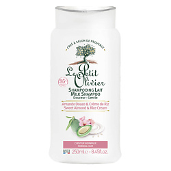 Шампунь для нормальных волос Миндальное молочко и рисовый крем Sweet Almond & Rice Cream Milk Shampoo