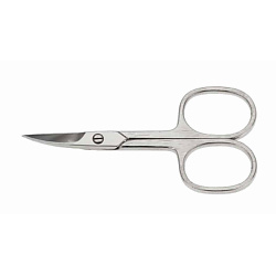 Ножницы маникюрные с изогнутыми концами из нержавеющей стали