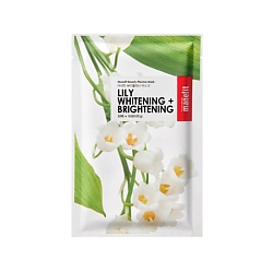 Маска тканевая с Лилией для глаз против отеков и темных кругов под глазами