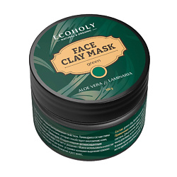 Глина зеленая с ламинарией и экстрактом алоэ вера Face Clay Mask Green Aloe Vera & Laminaria