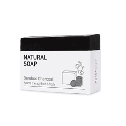 Мыло твёрдое с бамбуковым углём Natural Soap Bamboo Charcoal