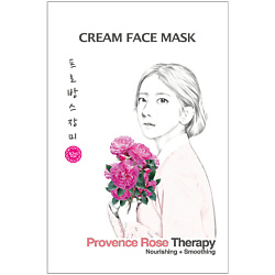 Маска для лица с розой Cream Face Mask