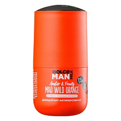 DOLCE MILK Шариковый дезодорант-антиперспирант "БЕДОВЫЙ АПЕЛЬСИН" оранжевый MAN