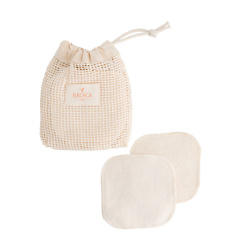Диски для снятия макияжа многоразовые в мешочке
