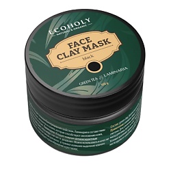 Глина черная с ламинарией и экстрактом зеленого чая Face Clay Mask Black Green Tea & Laminaria