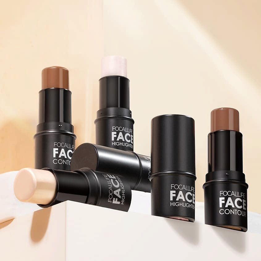 FOCALLURE Стик-скульптор для лица Highlighter & Contour Multi Stick – фото 4