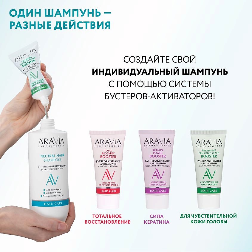 ARAVIA LABORATORIES Нейтральный шампунь для всех типов волос Neutral Hair Shampoo – фото 2
