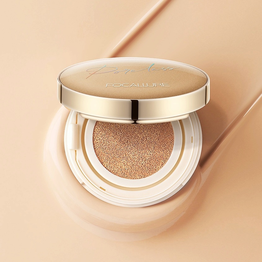 FOCALLURE Тональный крем кушон Poreless Matte Air Cushion Foundation – фото 4