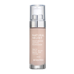 Тональный крем длительного действия NATURAL VELVET MOISTURIZING