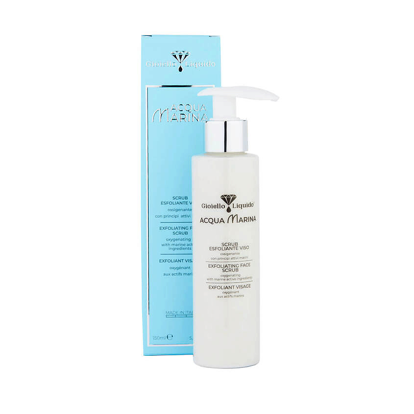 GIOIELLO LIQUIDO Скраб-эксфолиант для лица "Морская вода" Sea Water – фото 2