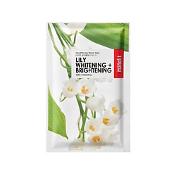 Маска тканевая с Лилией для выравнивания тона и улучшения цвета лица