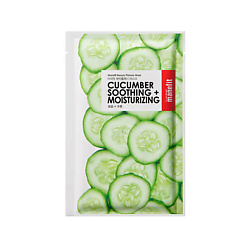 Маска тканевая с огурцом для смягчения и увлажнения