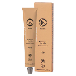 Глиняная маска для волос перед мытьем головы с экстрактом тыквы, веган Clay Mask Pre-shampoo