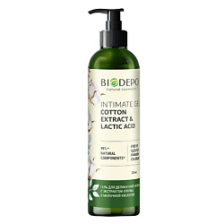 Гель для деликатной гигиены с экстрактом хлопка Cotton Extract and Lactic Acid