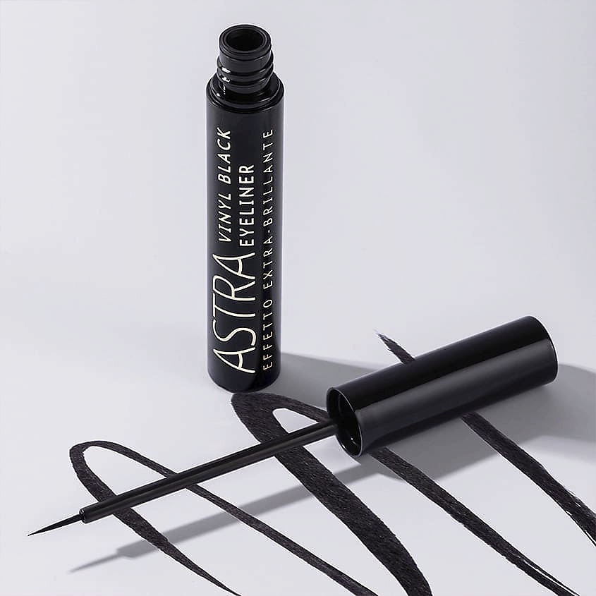 ASTRA Подводка для глаз Vinyl Black Eyeliner – фото 3