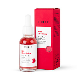 Отшелушивающая сыворотка с комплексом кислот и керамидами SKIN CHEMISTRY Ruby Blood Serum