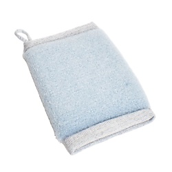 Мочалка-брикет двусторонняя 2в1 из хлопковой и массажной нити