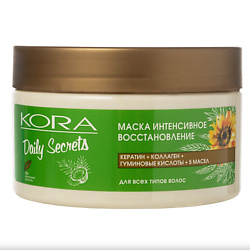 Маска Интенсивное восстановление для всех типов волос Daily Secrets