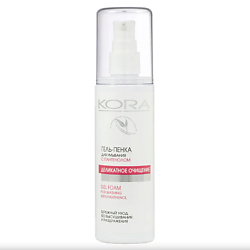 Гель-пенка для умывания для всех типов кожи с пантенолом Деликатное очищение Gel Foam