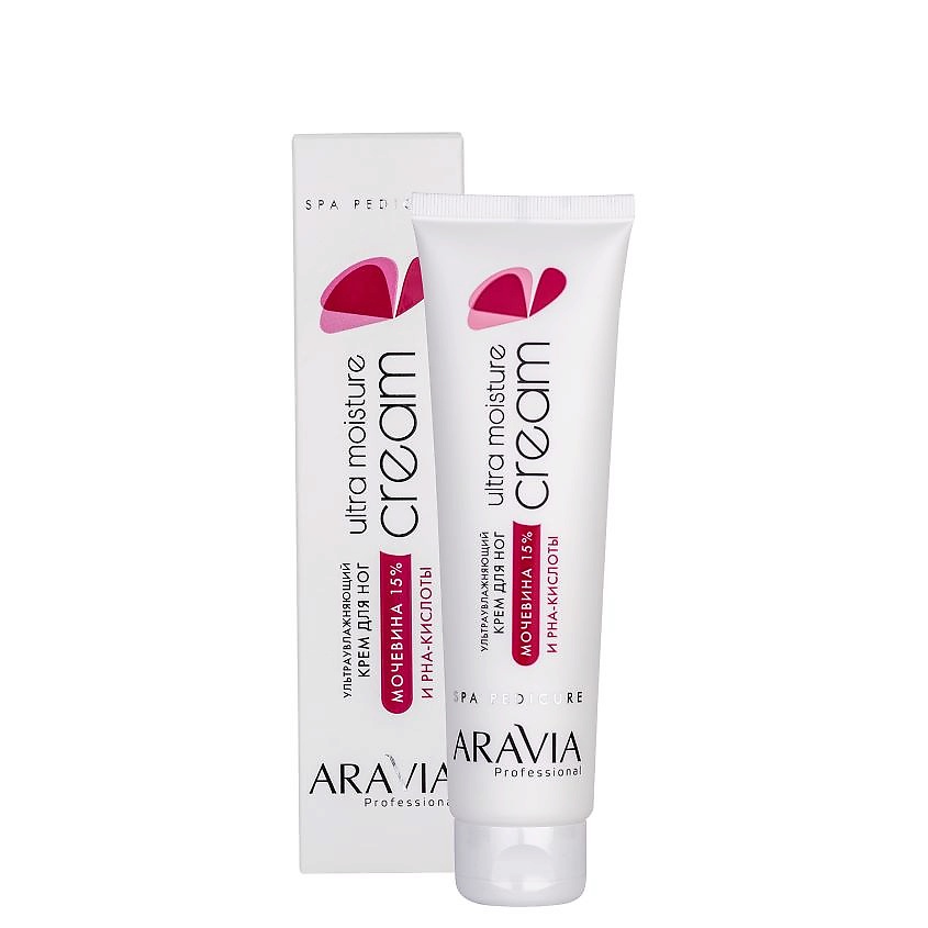 ARAVIA PROFESSIONAL Крем для ног ультраувлажняющий с мочевиной (15%) и PHA-кислотами Spa Pedicure Ultra Moisture Cream – фото 4