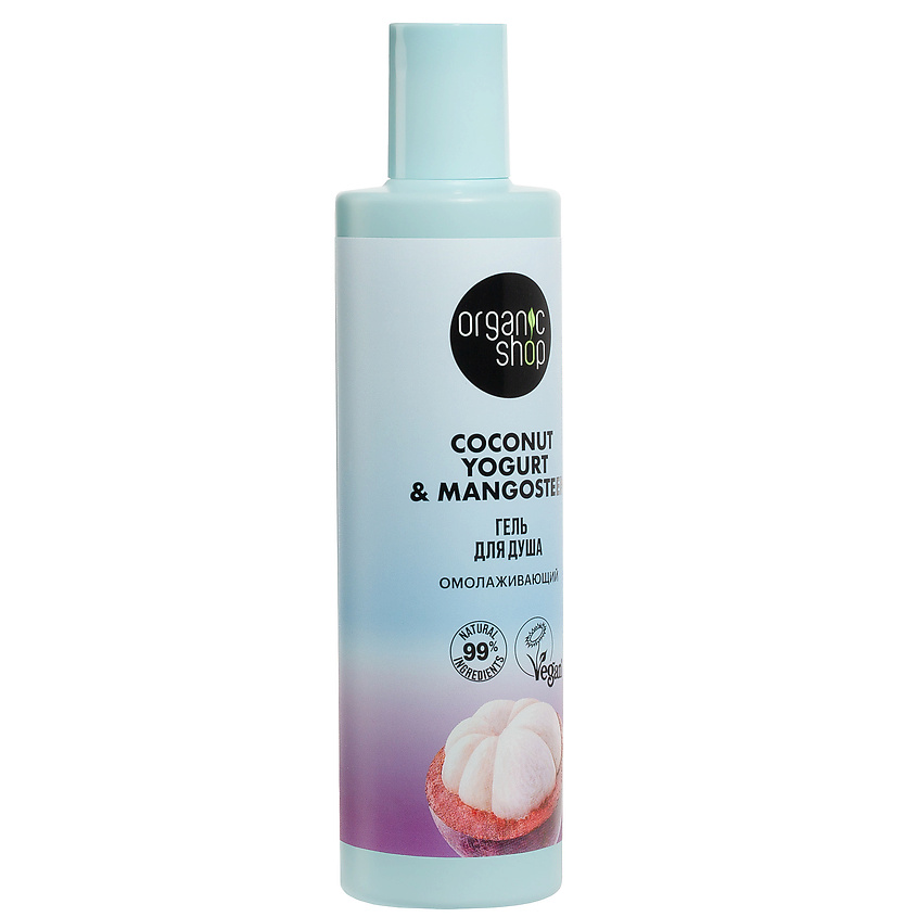 ORGANIC SHOP Гель для душа "Омолаживающий" Coconut yogurt – фото 2
