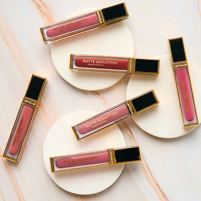 ЛЭТУАЛЬ Жидкая матовая помада Matte Seduction – фото 3