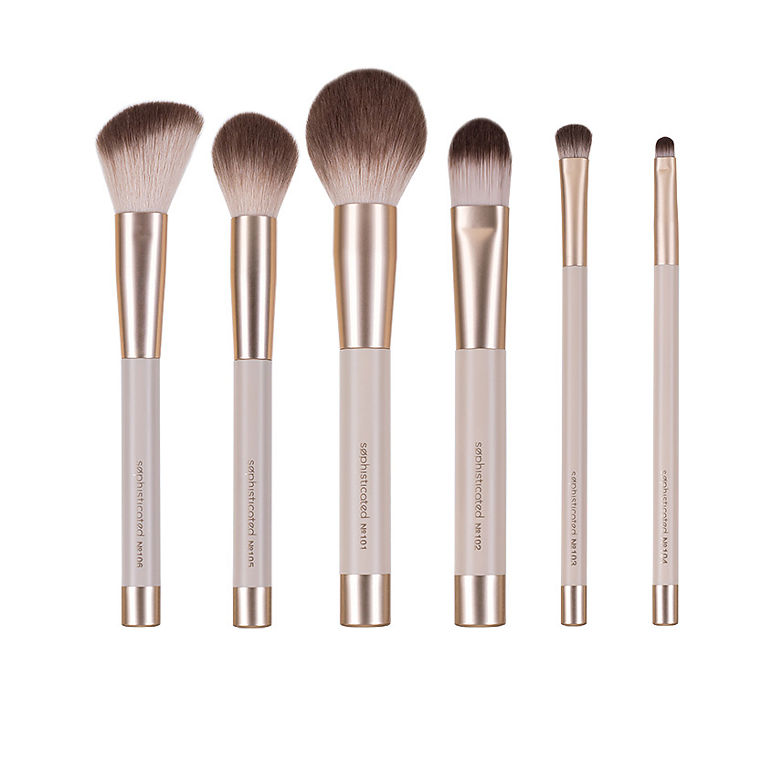 ЛЭТУАЛЬ Набор магнитных кистей для макияжа с подставкой Sophisticated Beige – фото 2