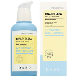Сыворотка для лица с гиалуроновой кислотой и керамидами Hyalthecera Water Glow Serum